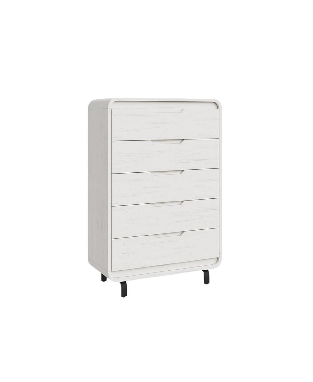 Gaomon Wood Dresser with 5 Drawers for Bedroom Storage