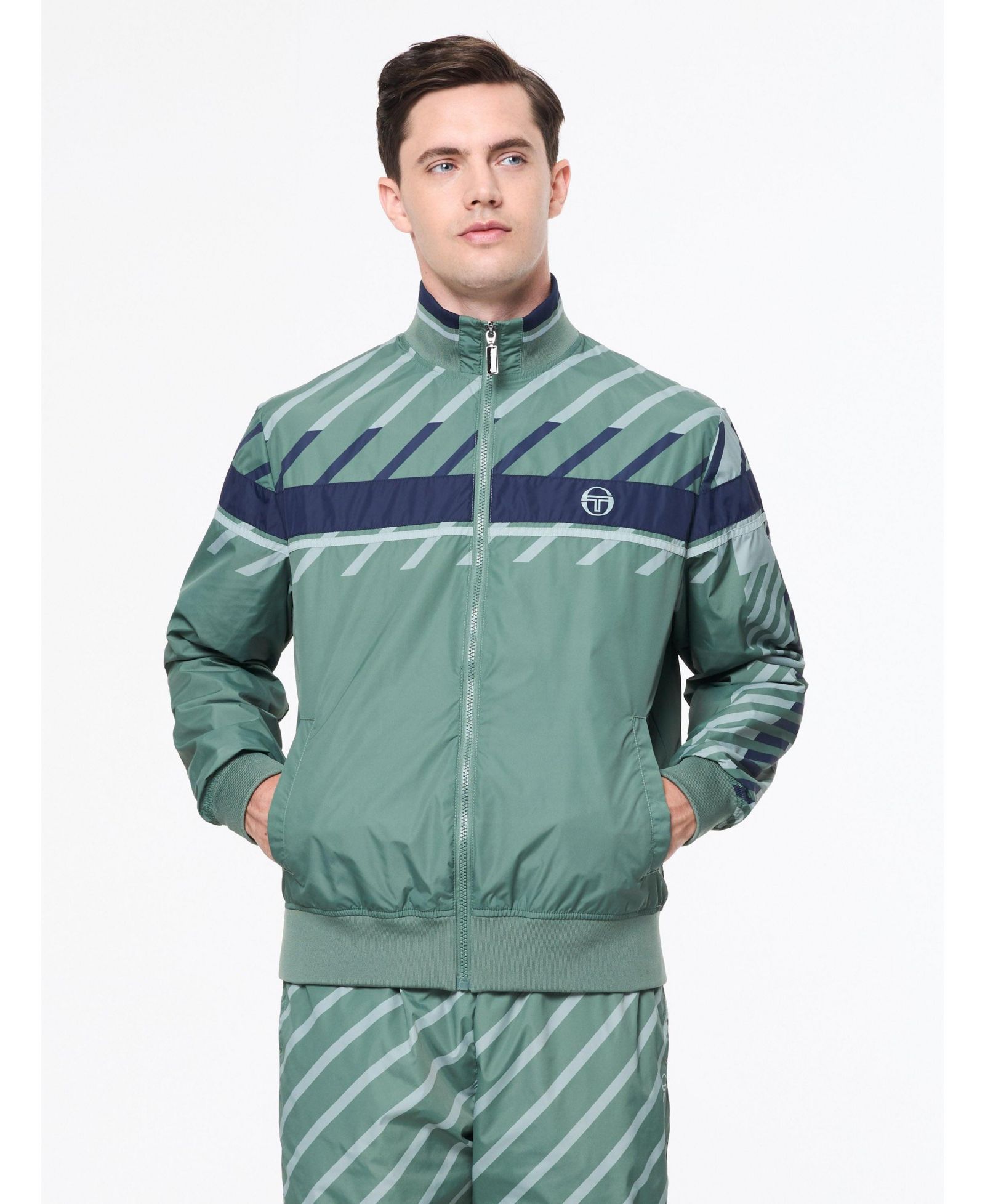 Sergio Tacchini Men's Quadretto Track Jacket