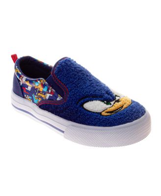 Sonic The Hedgehog Little Boys Toddlers/Little Slip-On Canvas Shoes