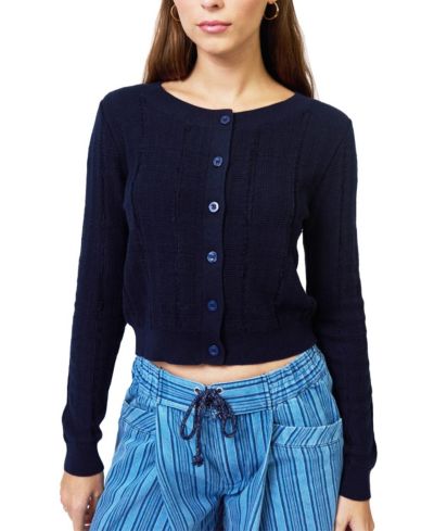 Central Park West Женский кардиган Clover Novelty Stitch