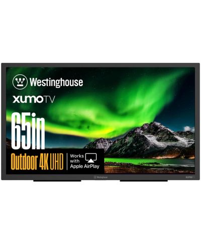 Уличный водонепроницаемый смарт-телевизор Westinghouse 65", 4K UHD 700 нит, антибликовый, Xumo PS Series, Bluetooth