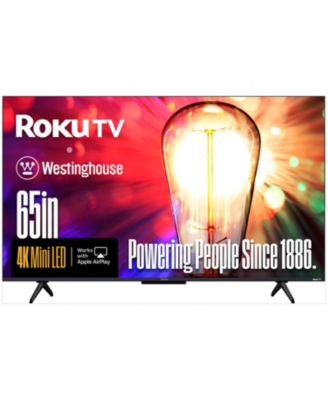 Телевизор Westinghouse 65" Mini-LED 4K UHD Roku с QLED, Dolby Vision, Apple HomeKit & AirPlay 2