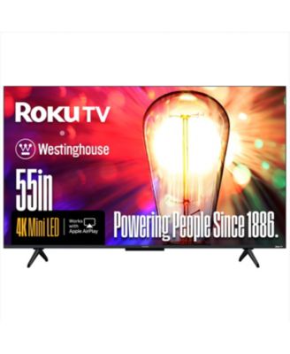 Телевизор Westinghouse 55" Mini-LED 4K UHD Roku с QLED, Dolby Vision, Apple HomeKit & AirPlay 2