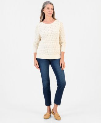 Style & Co Женский свитер с лавсаном и вырезом лодочкой, эксклюзив Macy's