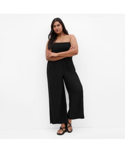 CITY CHIC Plus Size Ally Strapless Jumpsuit