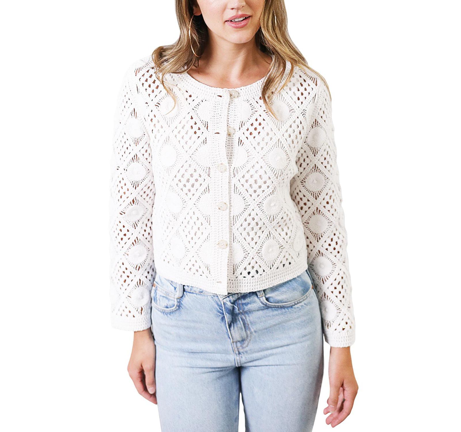 Кардиган Central Park West Women's Violete Crochet
