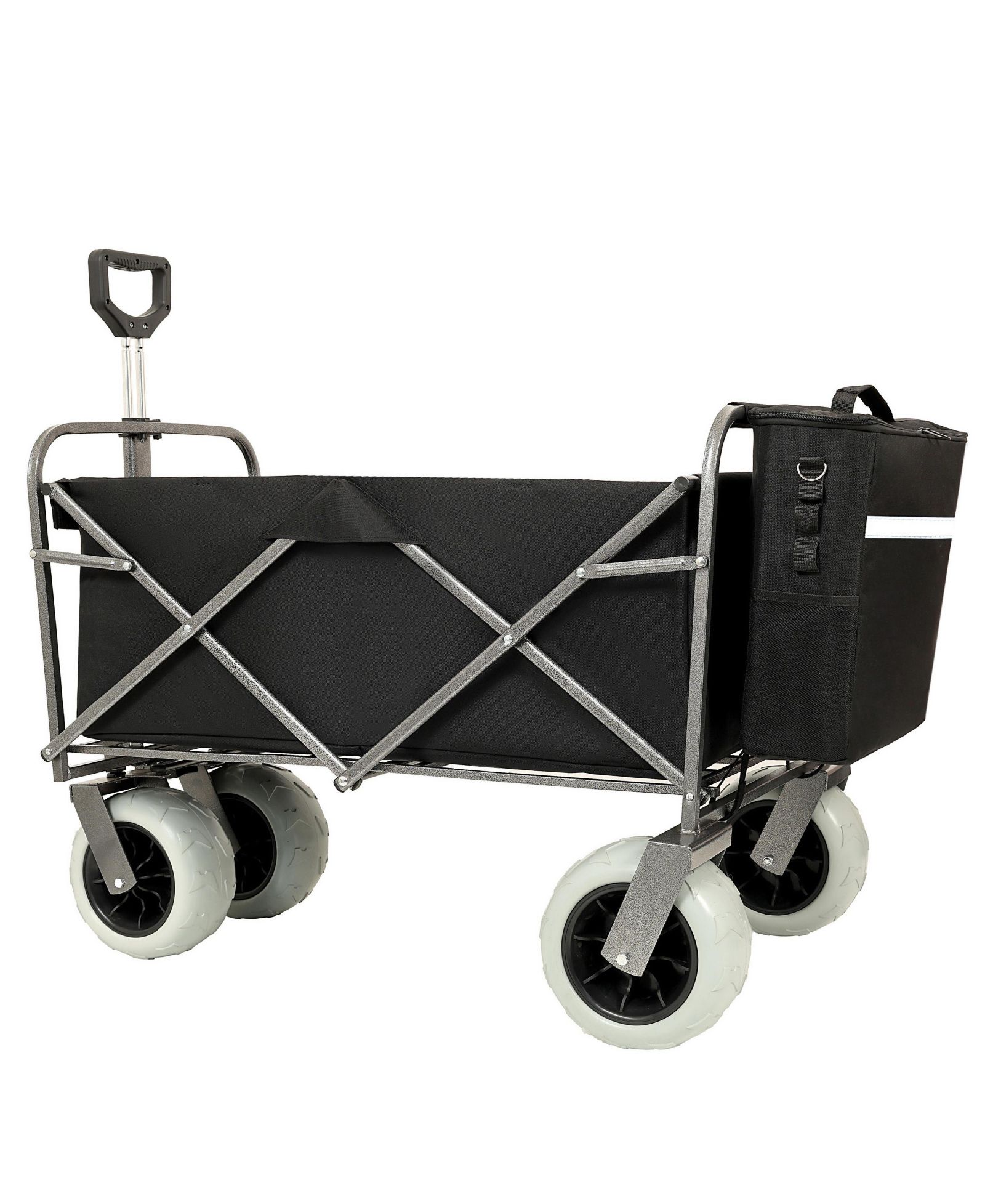 Mondawe 500lbs Beach Utility Carts w/ Cooler Bag & Liner Set