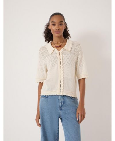 Hush Women's Pointelle Cotton Cardigan