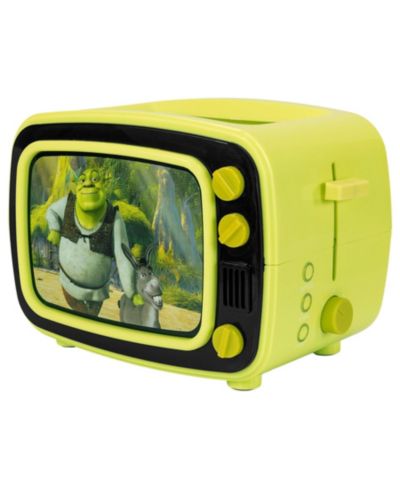 Тостер Uncanny Brands Shrek Retro TV с подсветкой корпуса