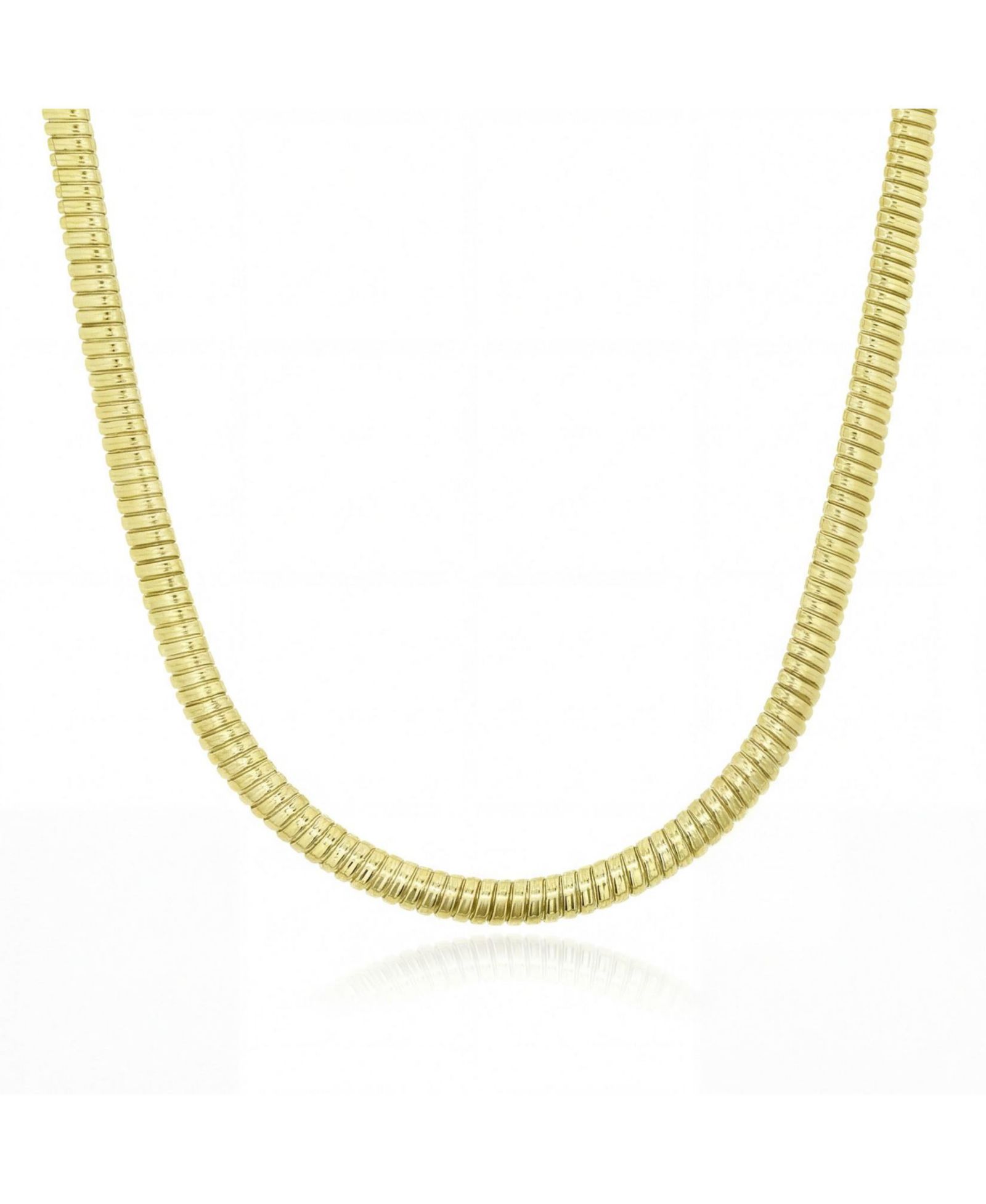 Ожерелье The Lovery Tubogas, позолоченное серебро 14K Gold-Plated Sterling Silver