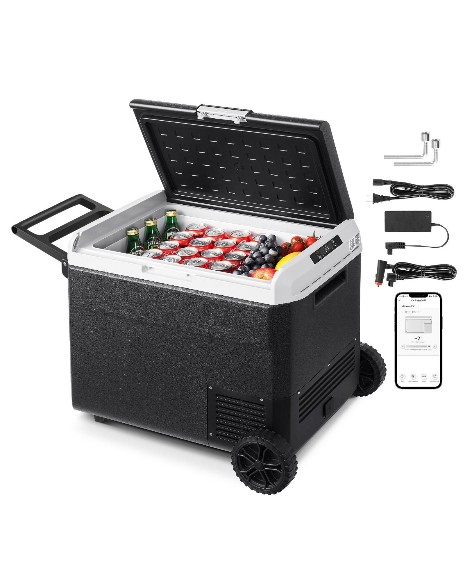 Mecale переносной автохолодильник 60L 12V/24V/110-240V