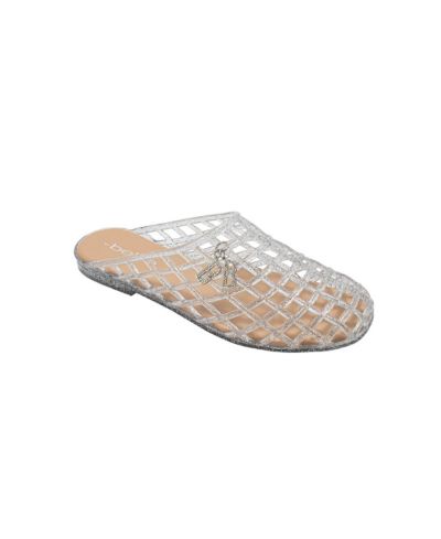 Bebe Women s Jelly Sandals - Cute Flat Sandals, Jelly Shoes for Women with Dangling Charms