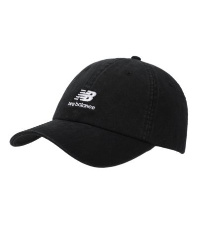 Мужская кепка New Balance Black Stacked Logo Adult Hat