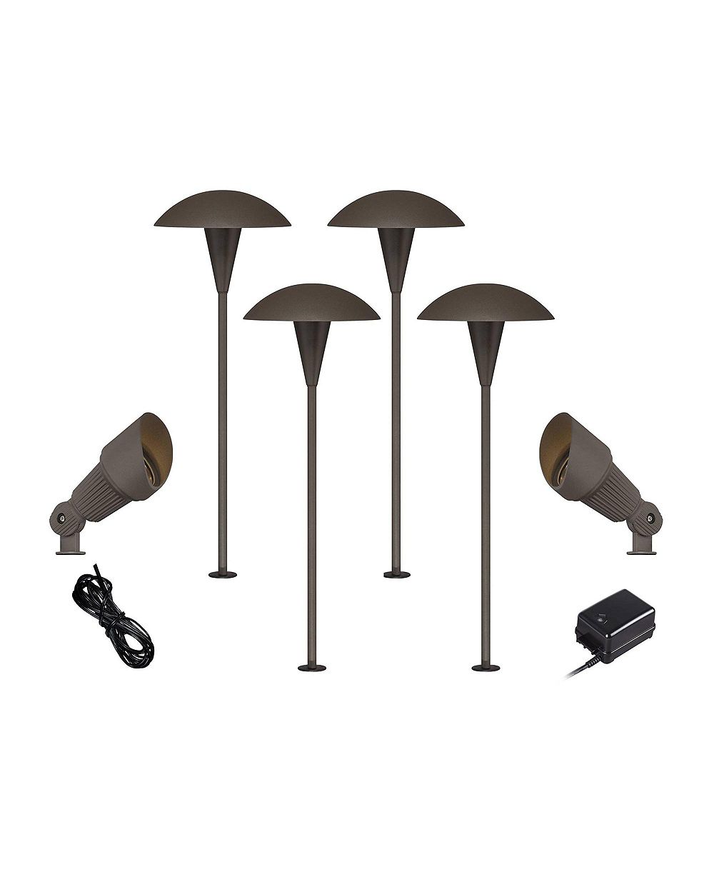 Набор уличных светильников John Timberland Mushroom Mid Century Modern 8-piece LED