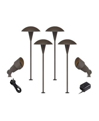 Набор уличных светильников John Timberland Mushroom Mid Century Modern 8-piece LED