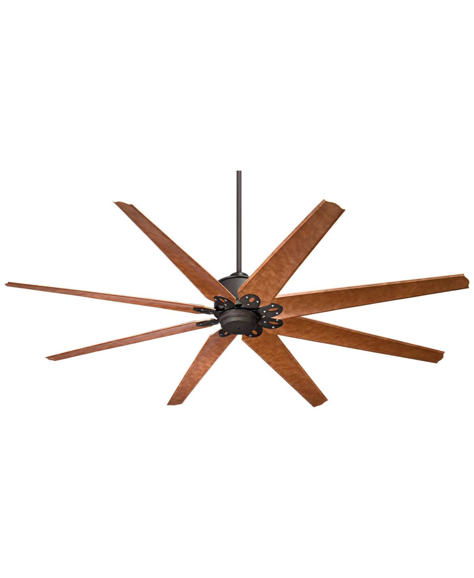 Потолочный вентилятор Casa Vieja 72" Predator Bronze 12-Inch Rod для потолков 10-Foot с пультом