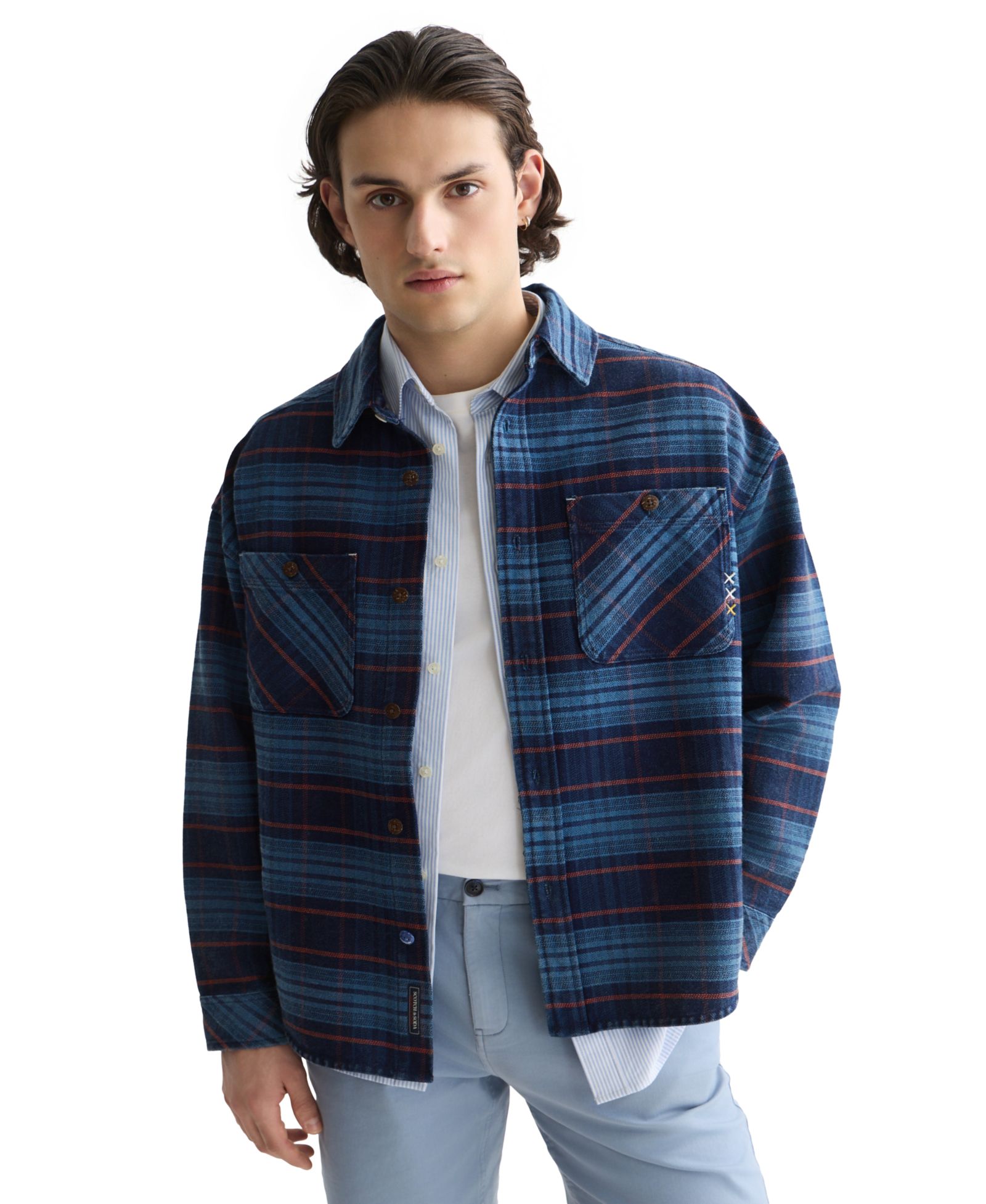 SCOTCH & SODA Men's Checked Lightweight Jacket