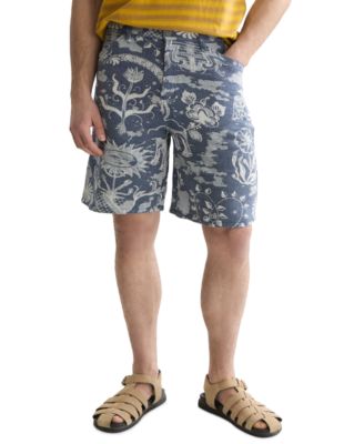 Мужские шорты SCOTCH & SODA Delfts Blauw Printed Jacquard