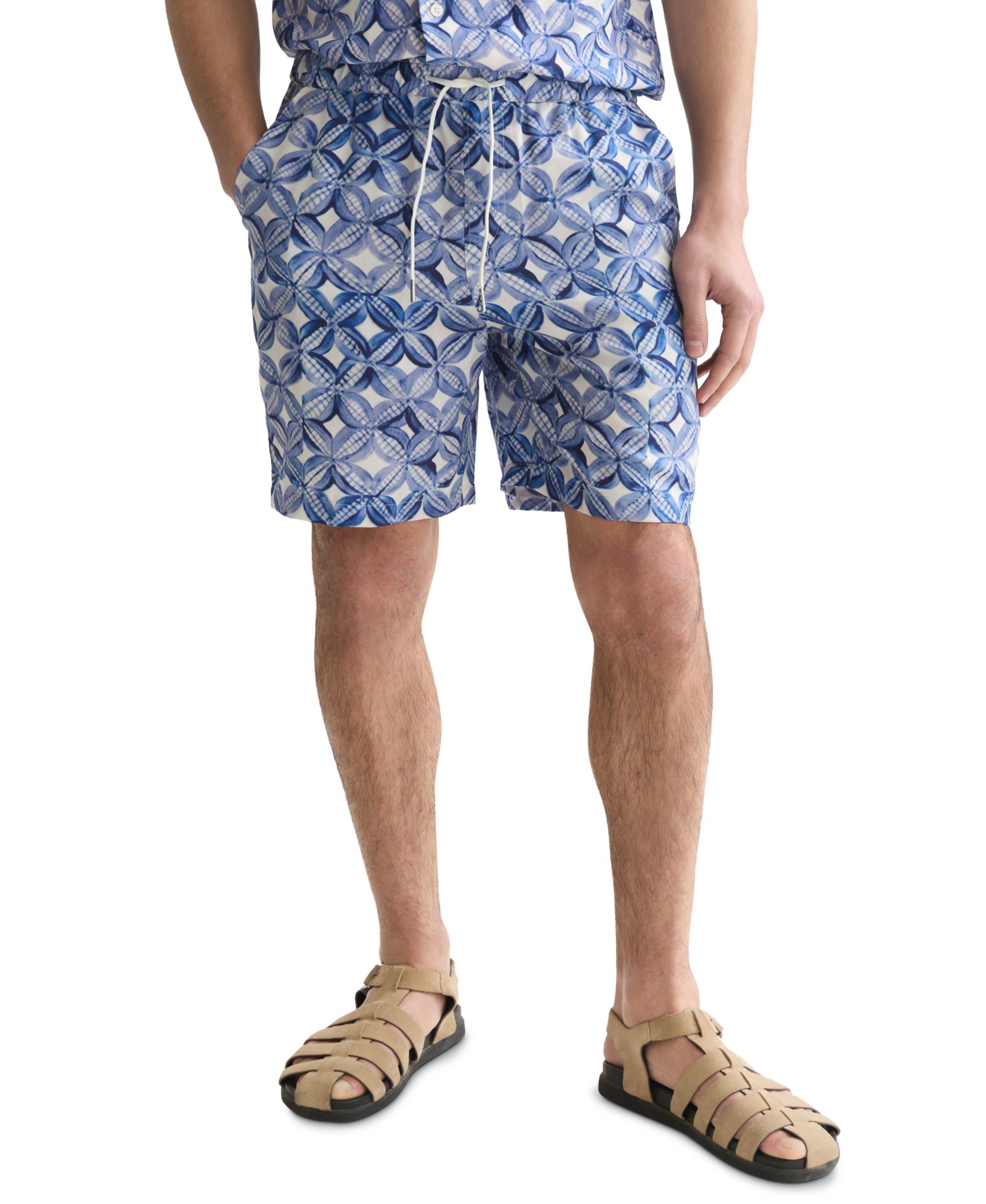 Мужские шорты SCOTCH & SODA Regular-Fit с принтом