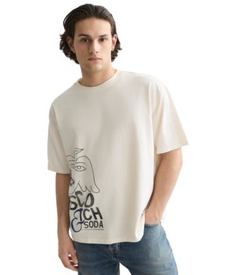 SCOTCH & SODA Мужская футболка Dove Face Graphic