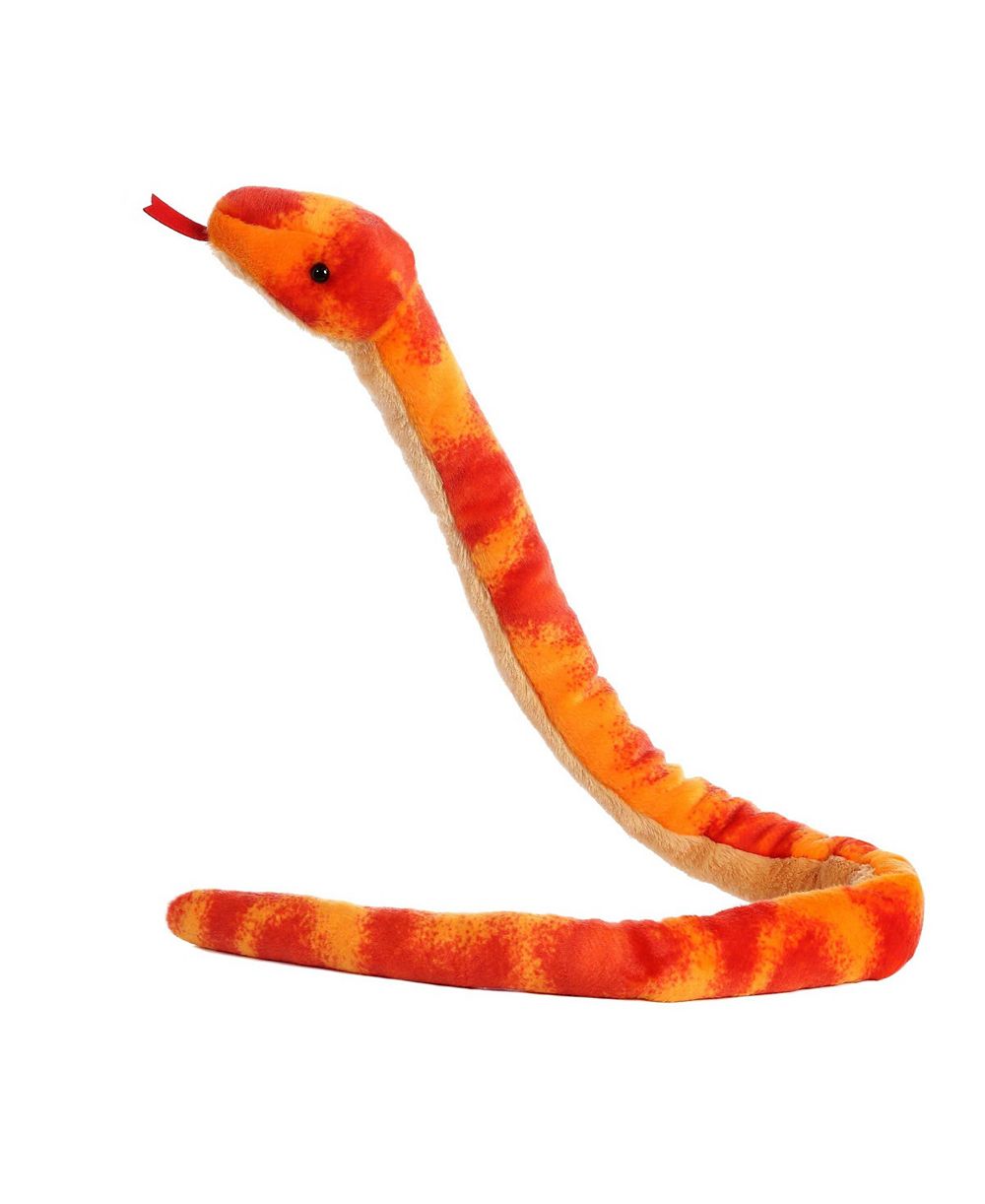 Мягкая игрушка Aurora X-Large Corn Snake Playful Plush Toy Orange 50"