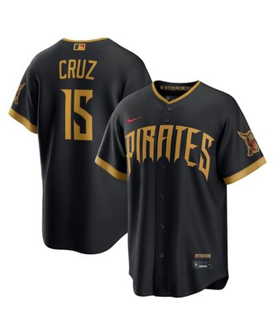 Мужская джерси Nike Oneil Cruz Black Pittsburgh Pirates 2026 City Connect Stadium