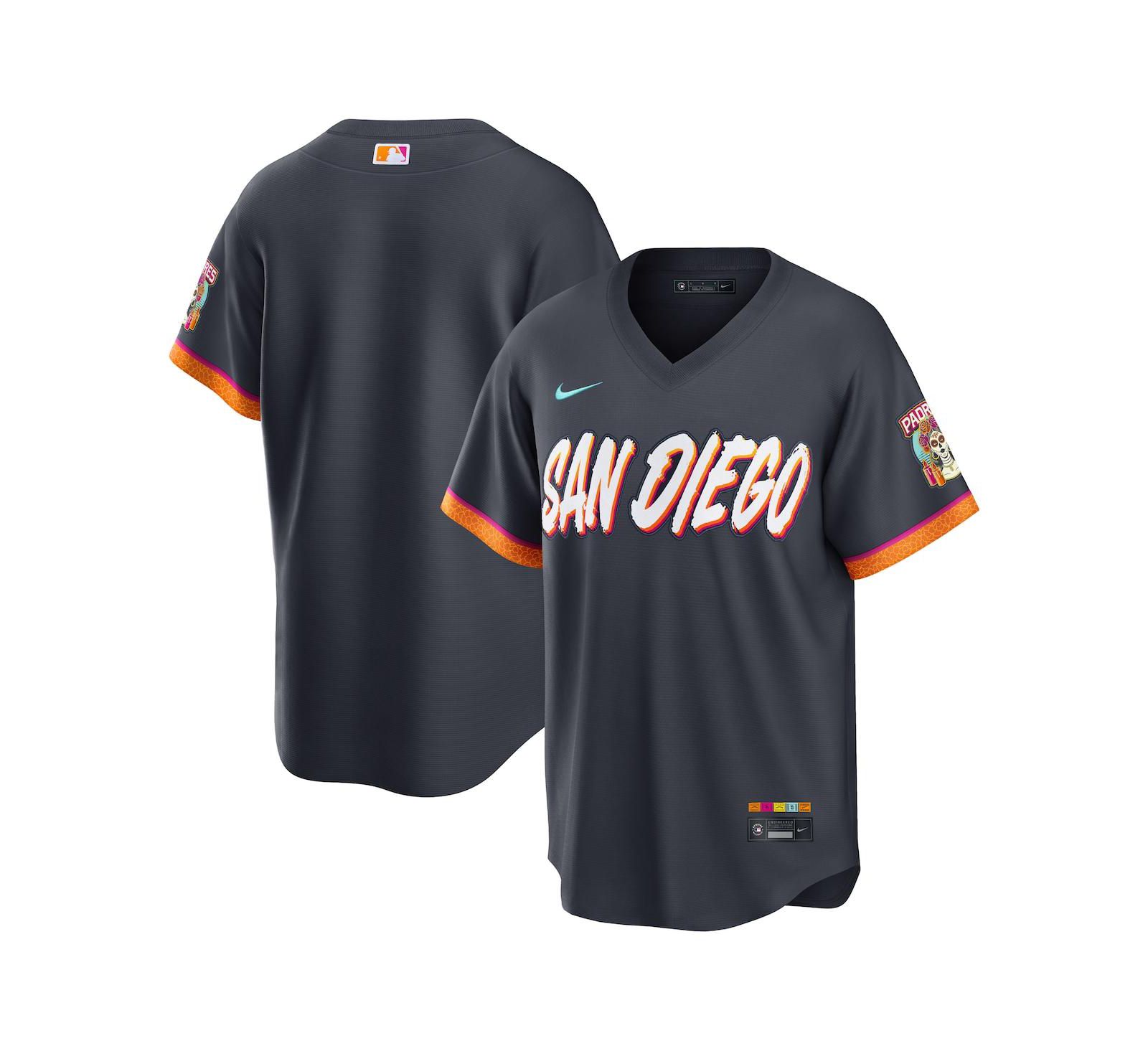 Мужская джерси Nike San Diego Padres 2026 City Connect Stadium, черная