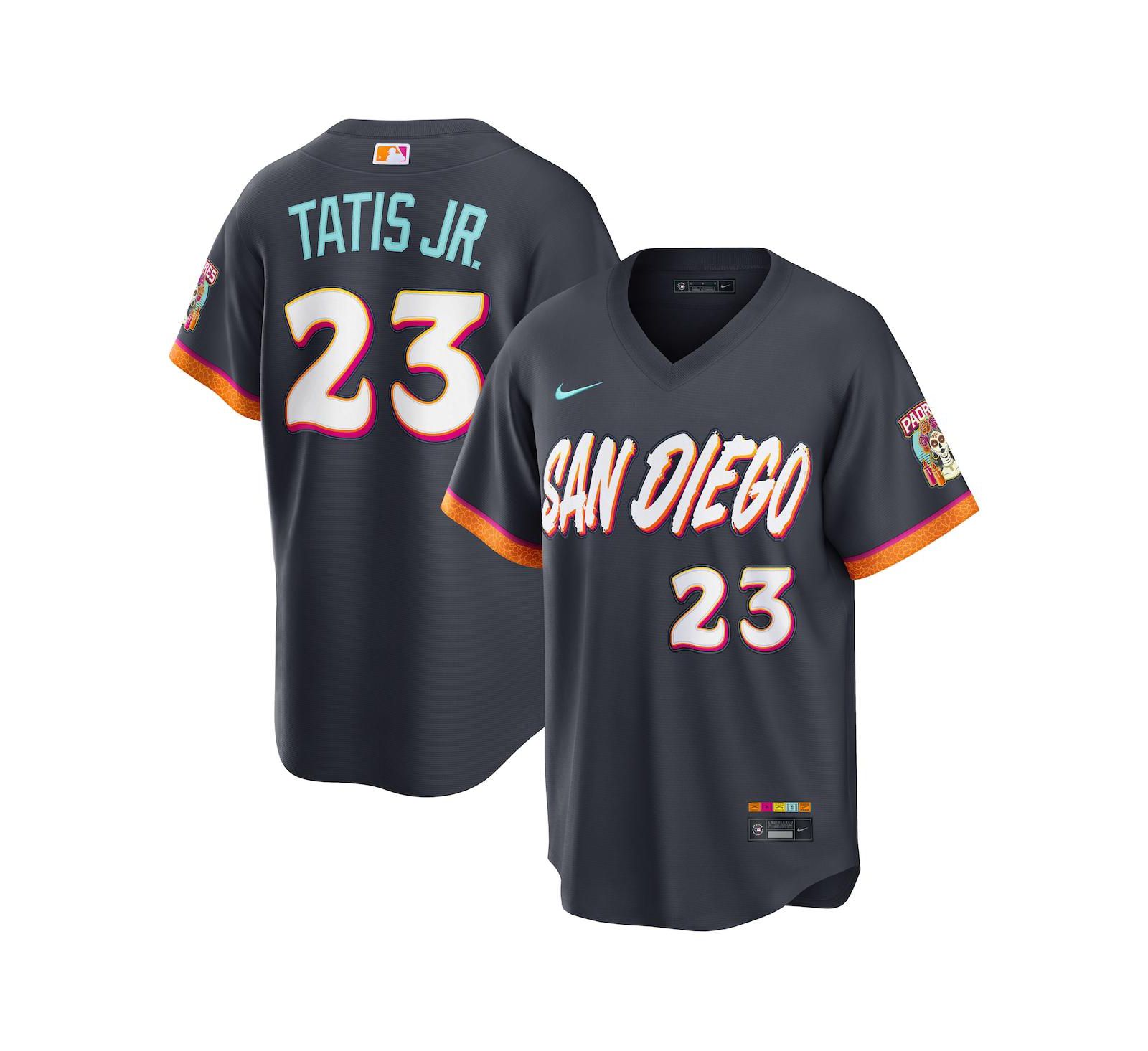 Nike Men's Fernando Tatis Jr. Black San Diego Padres 2026 City Connect Stadium Jersey