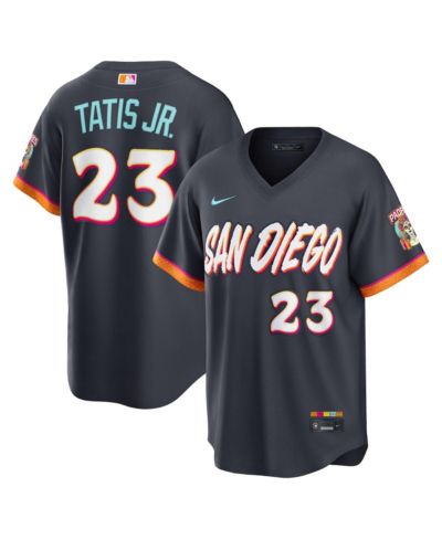 Мужская джерси Nike Black San Diego Padres 2026 City Connect Stadium, Fernando Tatis Jr.