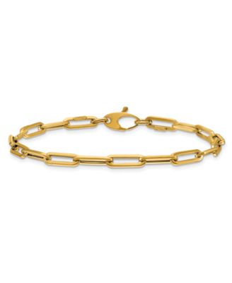 Macy's Paperclip Chain Bracelet in 18k Yellow Gold