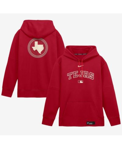 Мужское худи Nike Texas Rangers 2026 City Connect Authentic Collection Therma-FIT, красное