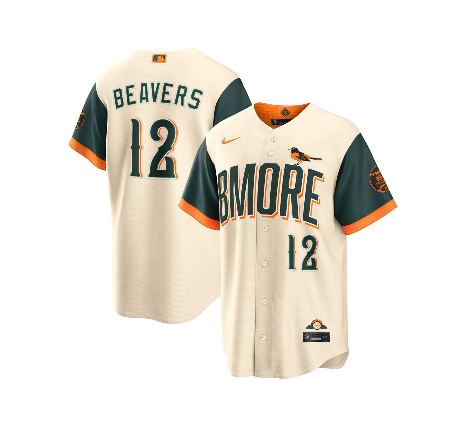Джерси Nike Men's Dylan Beavers Natural Baltimore Orioles 2026 City Connect