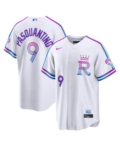 Nike Men's Vinnie Pasquantino White Kansas City Royals 2026 City Connect Stadium Jersey