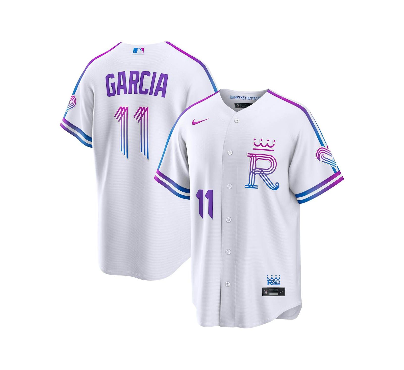 Nike джерси Maikel Garcia White Kansas City Royals 2026 City Connect Мужской