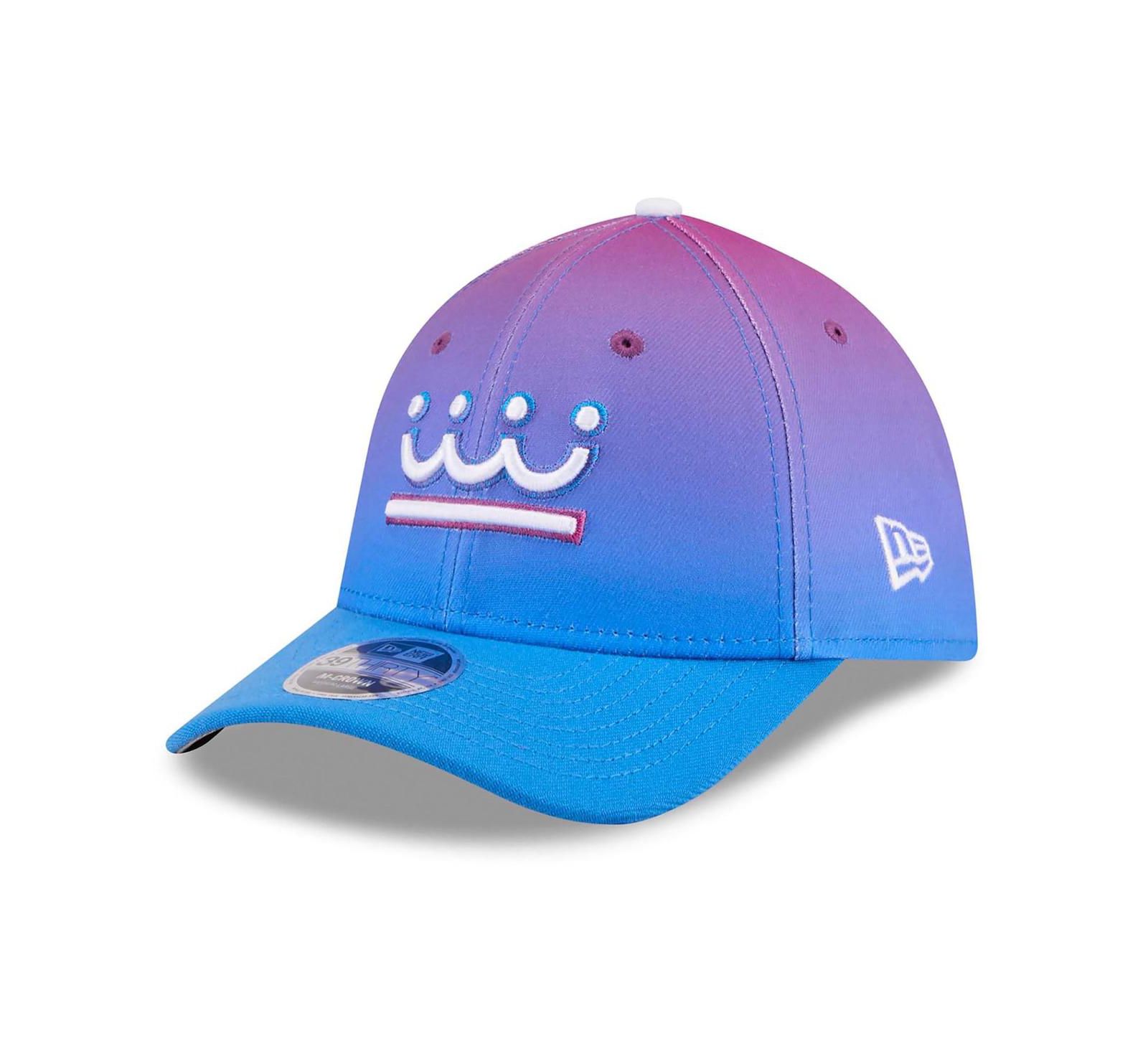 Мужская кепка New Era Black Kansas City Royals 2026 City Connect M-Crown 39THIRTY Flex