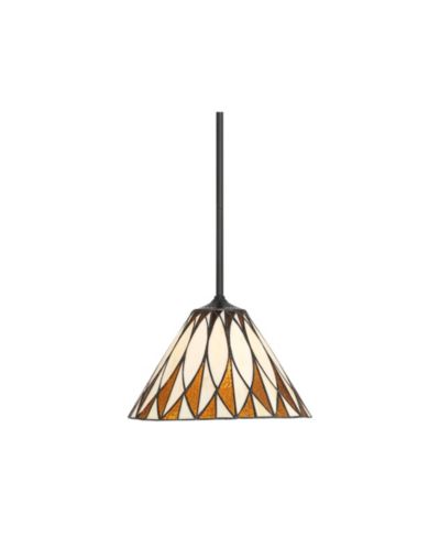 Robert Louis Tiffany Arla 12" Wide Art Glass Mini Pendant Light