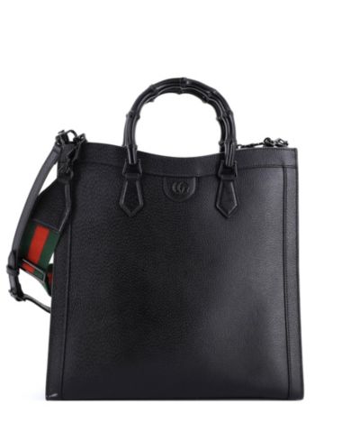 Pre-Owned Gucci Large Diana NM Bamboo Handle Tote Leather