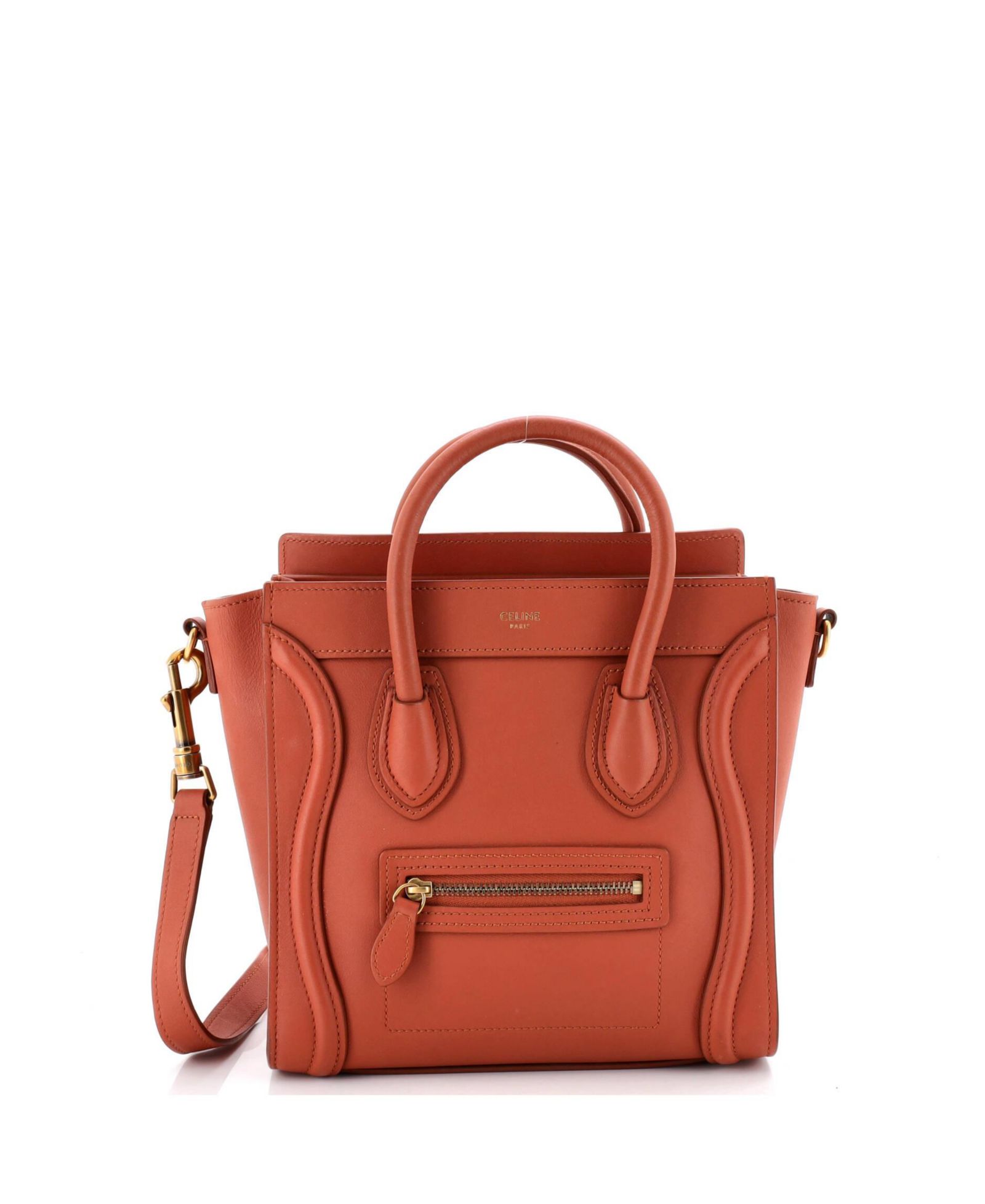 Сумка Pre-Owned Celine Nano Luggage Bag Smooth Leather
