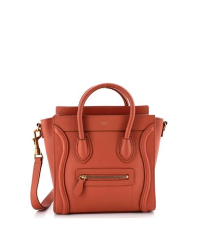 Сумка Pre-Owned Celine Nano Luggage Bag Smooth Leather