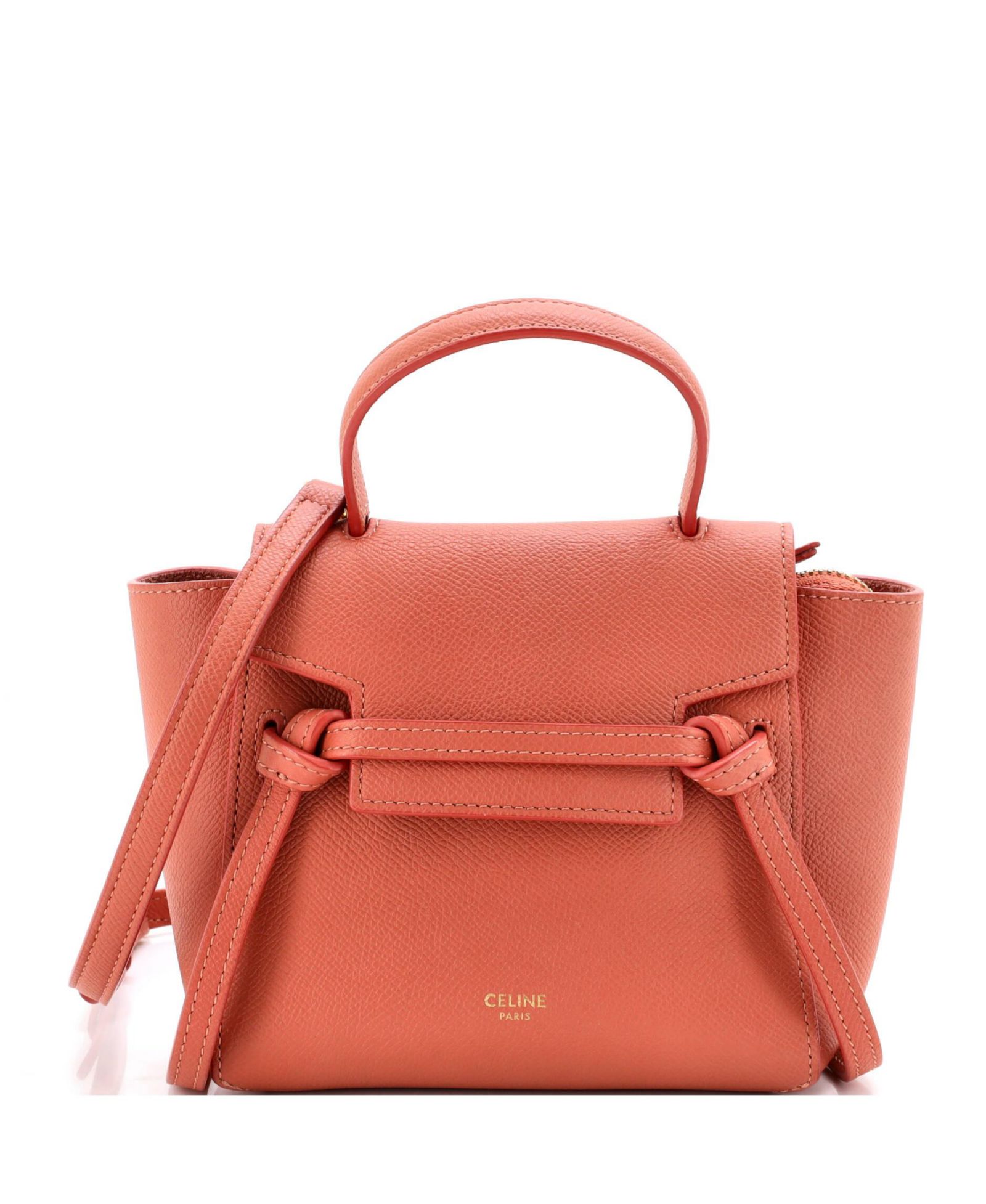Pre-Owned Celine Pico Belt Bag Textured Leather