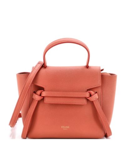 Celine б/у поясная сумка Pico из текстурированной кожи