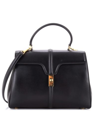 Pre-Owned Celine Medium 16 Top Handle Bag Smooth Calfskin