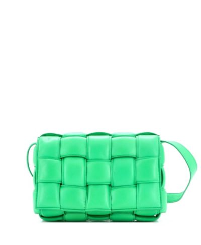 Подержанная сумка через плечо Bottega Veneta Cassette из мягкой кожи Maxi Intrecciato