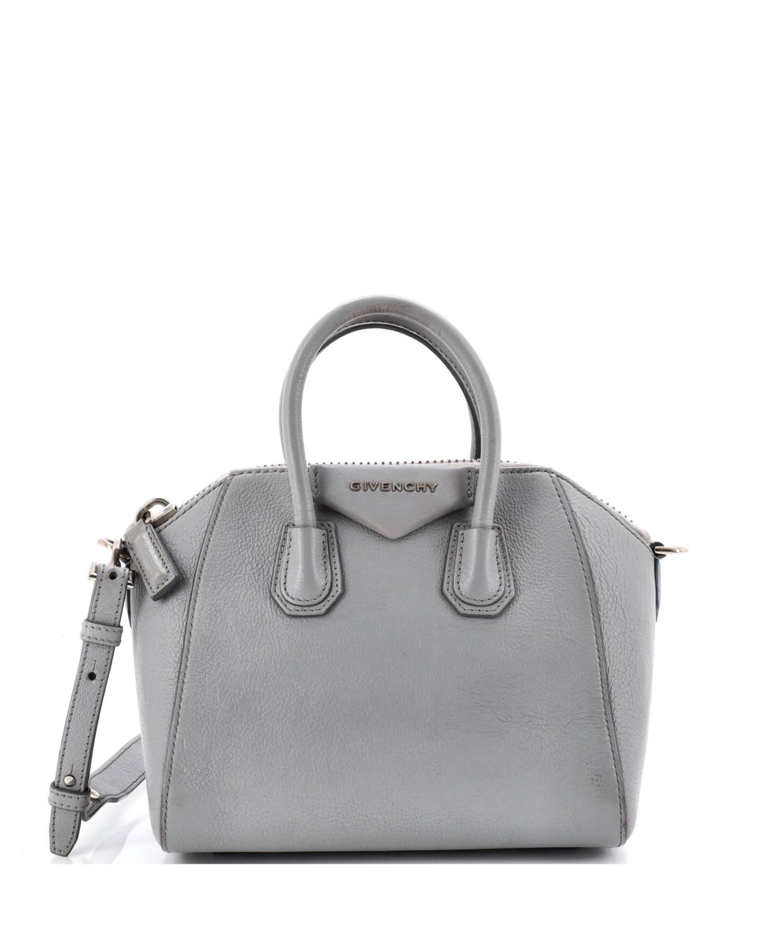 Мини-сумка Givenchy Antigona из кожи, б/у