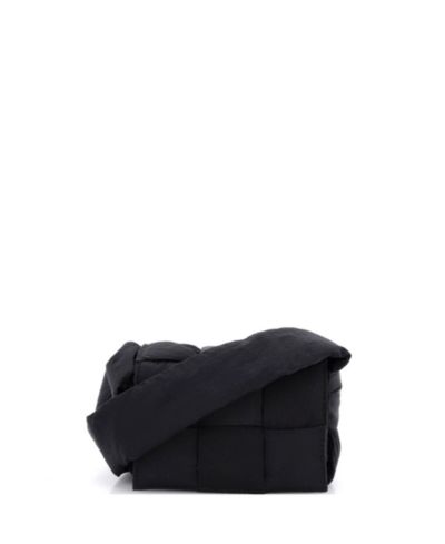 Pre-Owned Bottega Veneta Extra Mini Cassette Crossbody Bag Maxi Intrecciato Nylon