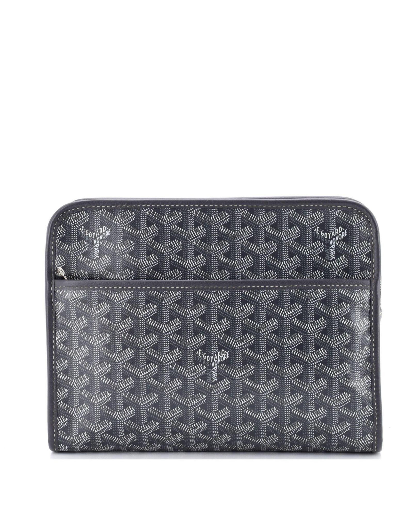 Pre-Owned Goyard MM Jouvence Toiletry Pouch Coated Canvas
