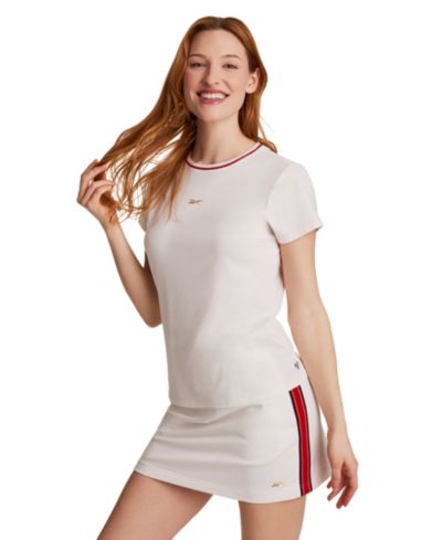 Reebok Women's World Cup Short-Sleeve Crewneck Fitted T-Shirt