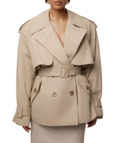 JLUXLABEL Женский классический тренч Oversized
