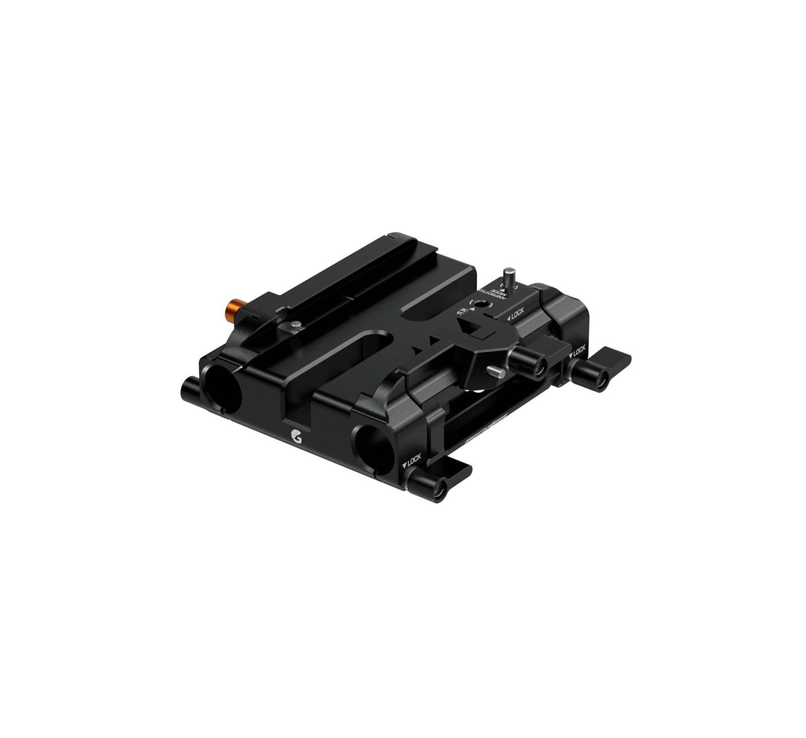 Bright Tangerine Create 15mm LWS Multi-Standard Baseplate Compatible with Arca, Manfrotto, DJI Plates