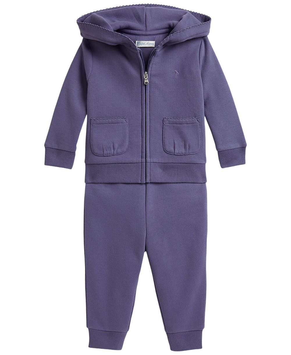 Комплект из худи и брюк Polo Ralph Lauren для девочек